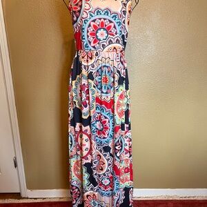 👗Colorful T-shirt Maxi Dress | Sz M / F